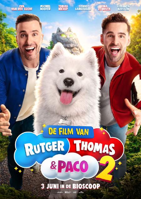 Movie poster for De Film van Rutger, Thomas & Paco 2